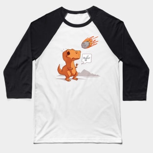 Asteroid Paper Scissors Baseball T-Shirt